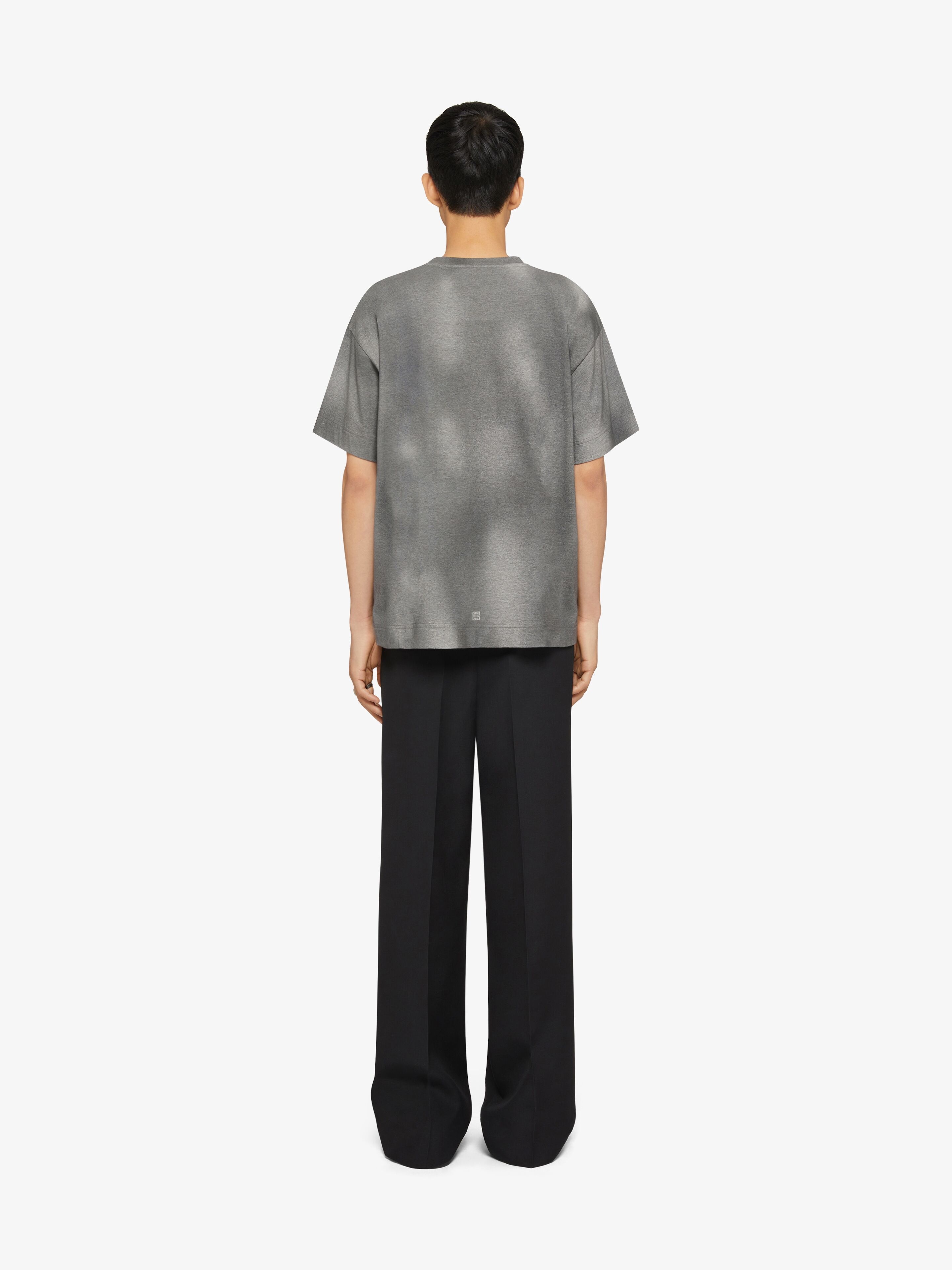 GIVENCHY FLOWER BOXY FIT T-SHIRT IN TIE AND DYE COTTON - 4