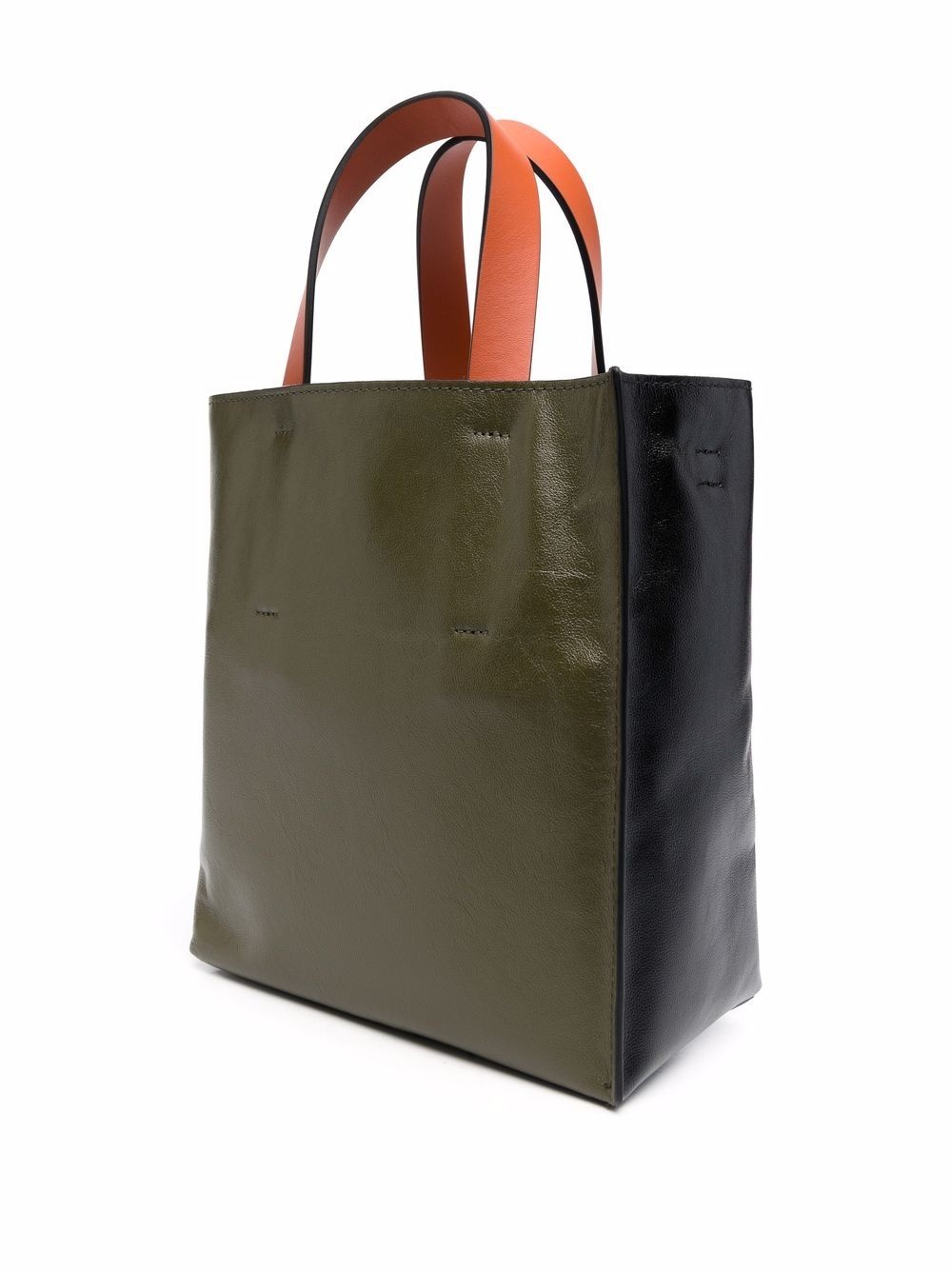 Museo colour-block tote bag - 4