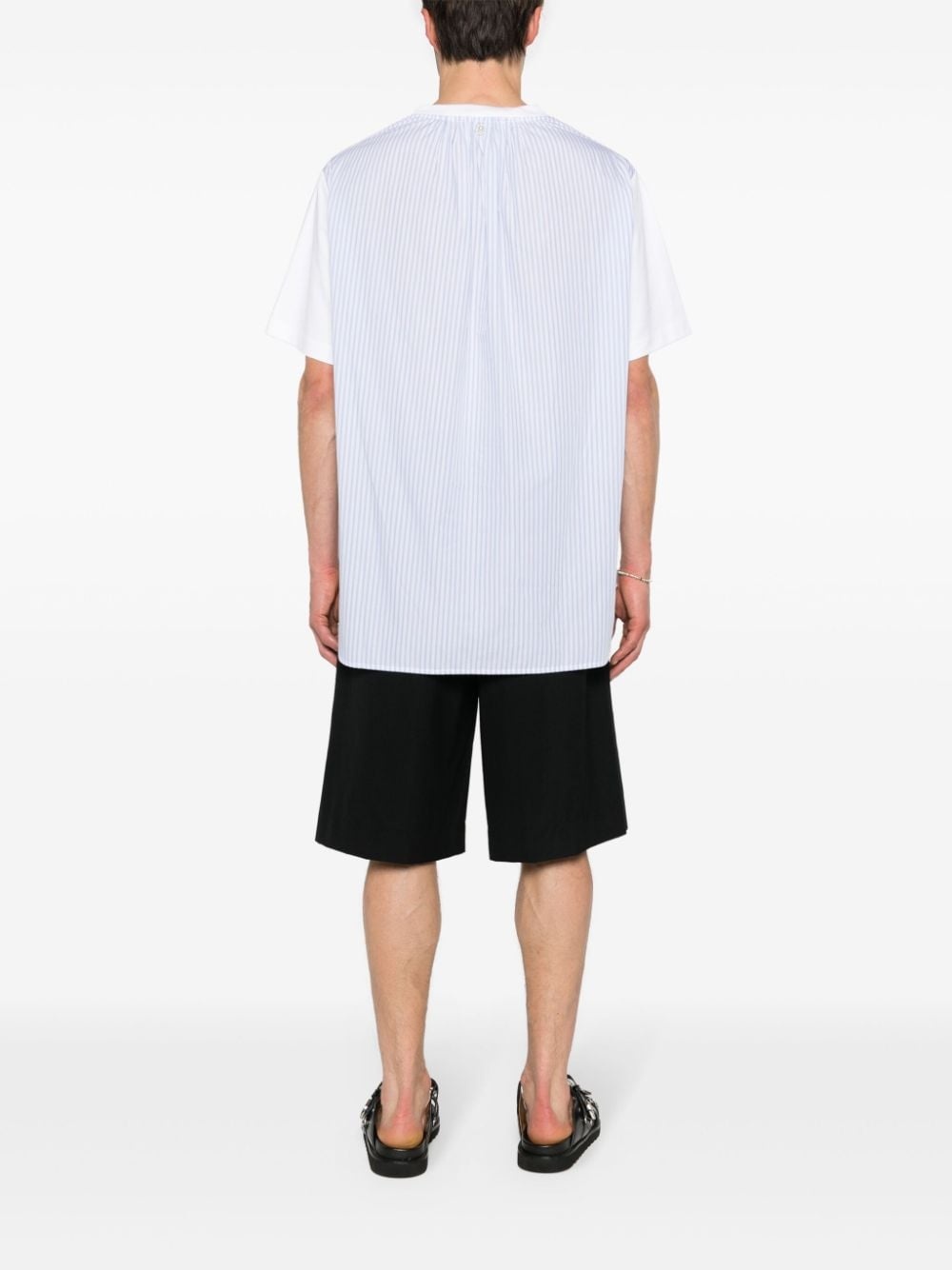 colour-block cotton T-shirt - 2