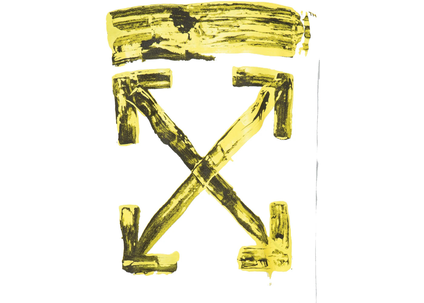 OFF-WHITE Acrylic Arrows Hoodie White/Yellow - 3