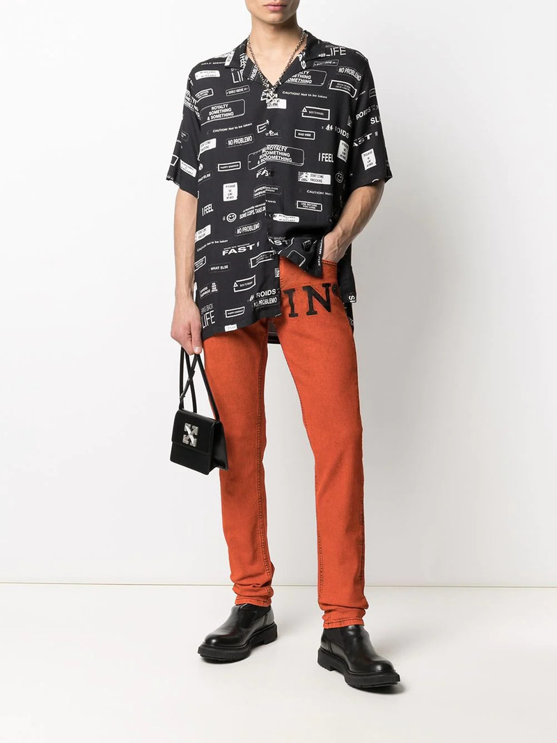 PHILIPP PLEIN Iconic Plein straight leg jeans outlook