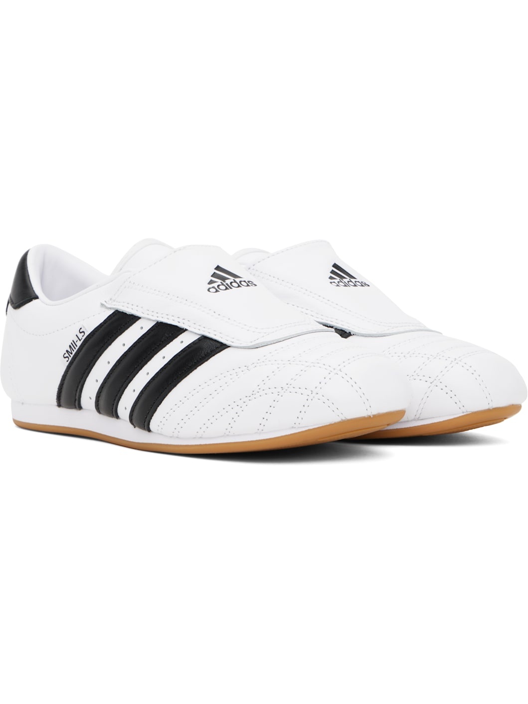 White & Black Taekwondo Sneakers - 4