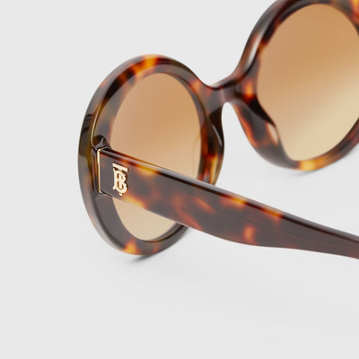 Burberry Oversized Round Frame Sunglasses outlook