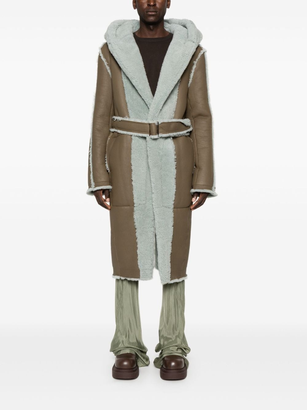 belted coat - 2