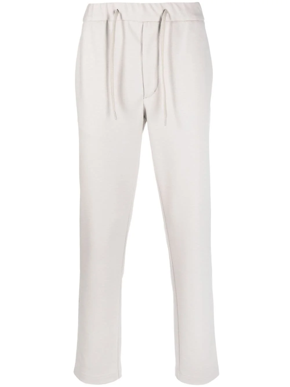 drawstring straight-leg trousers - 1