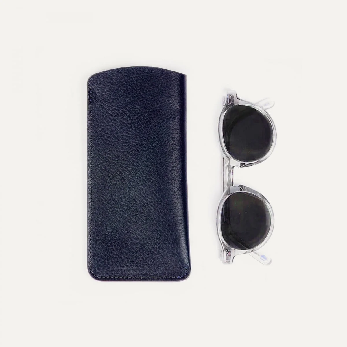 BINOCLE GLASSES CASE - NAVY BLUE - 1