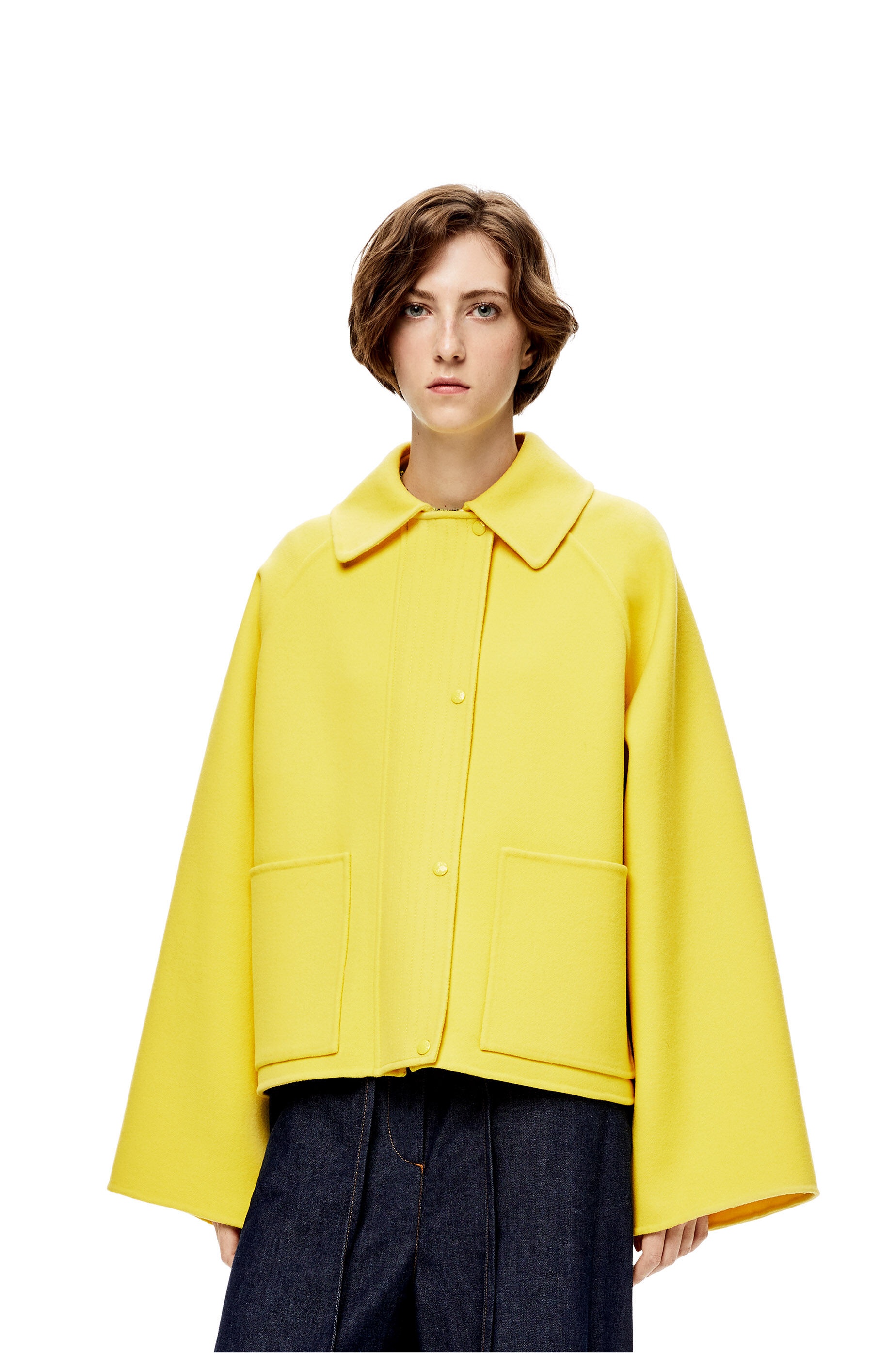 Short jacket in wool and cashmere - 3