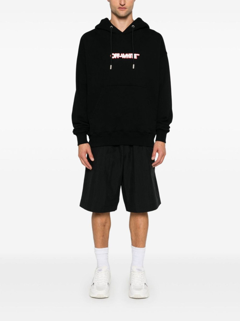 Off-White round-logo hoodie outlook