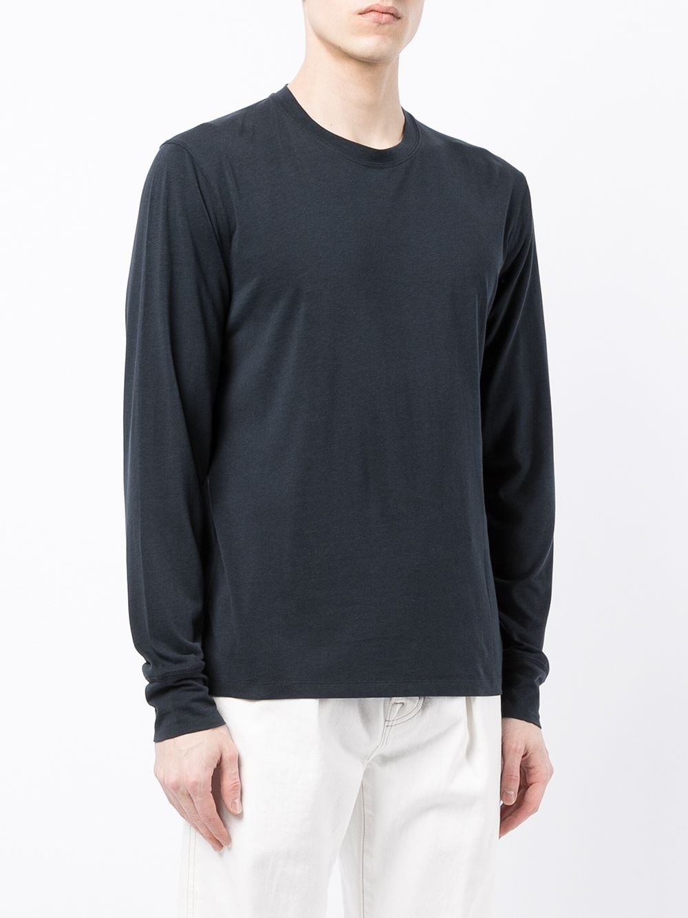 round-neck long-sleeved T-shirt - 3