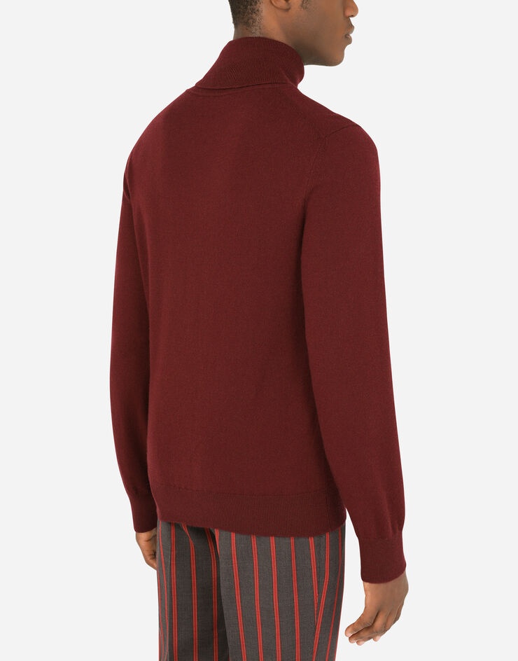 Cashmere turtle-neck sweater - 5