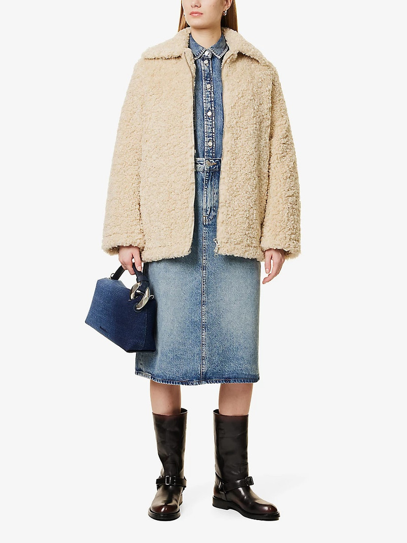 SAMSØE SAMSØE Salilly Regular-Fit Faux-Shearling Jacket outlook