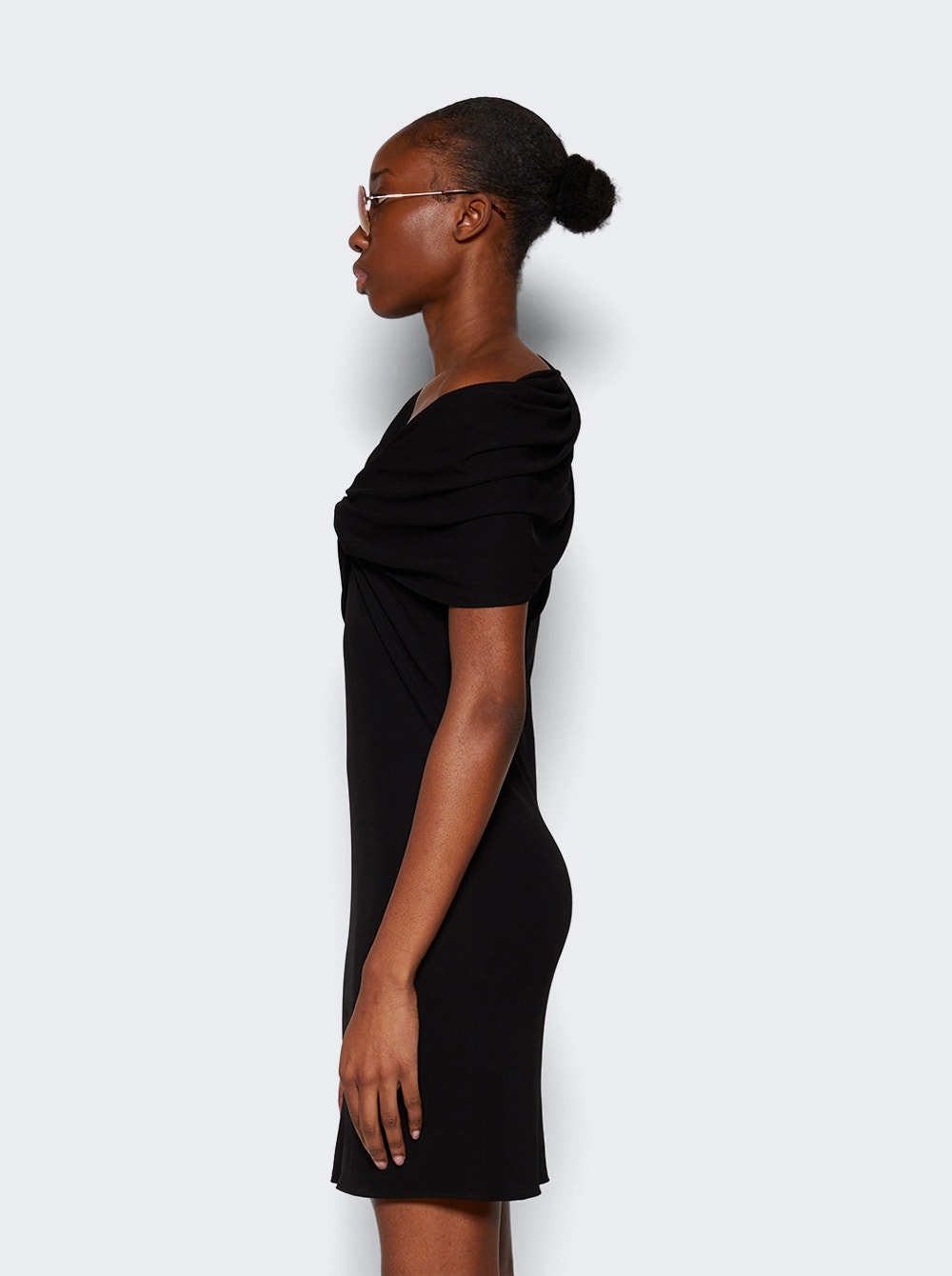 Assymetric Dress Black - 4