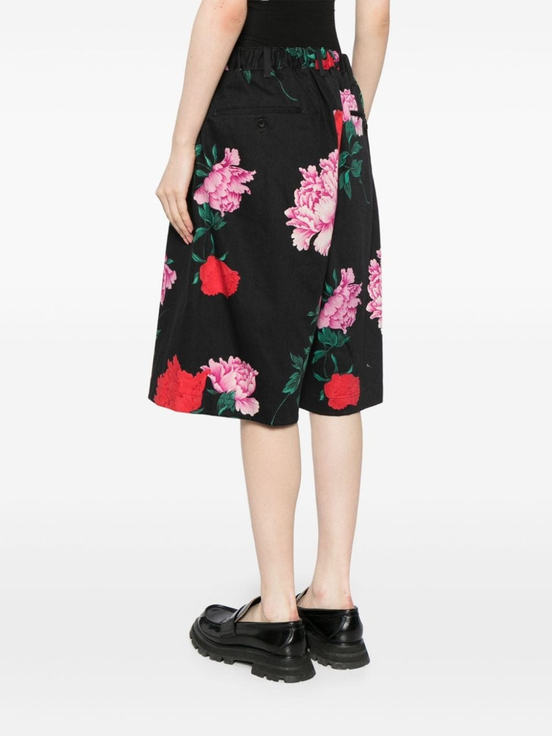 floral-print wide-leg shorts 4