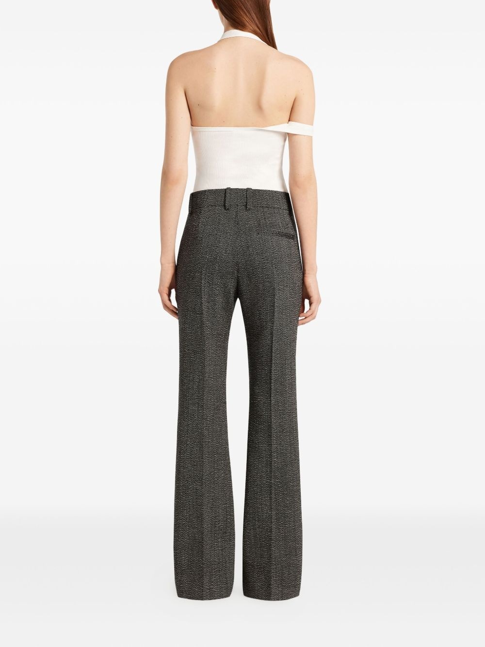 asymmetric halterneck top - 4