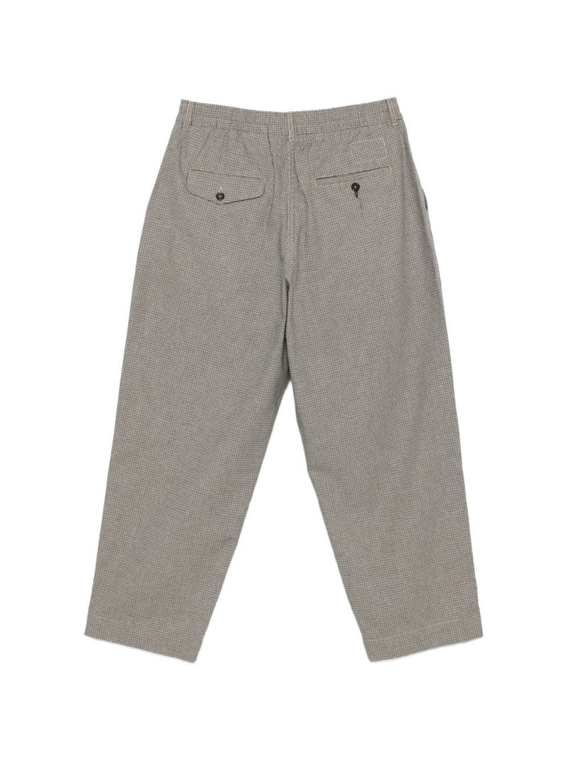 Universal Works Lucas checked pleat trousers outlook