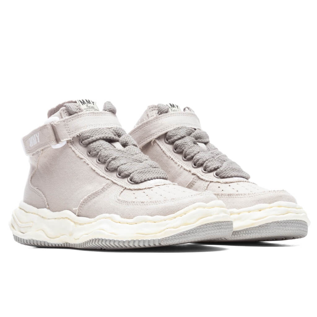 WAYNE HIGH OG SOLE WASHED CANVAS SNEAKER - GREY - 2