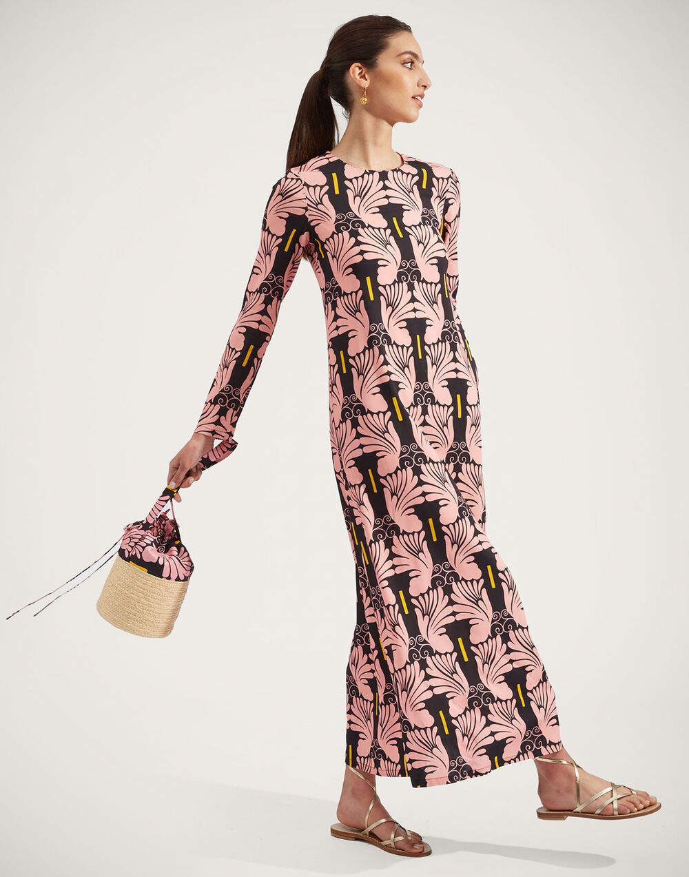 Long Sleeve Swing Dress - 6
