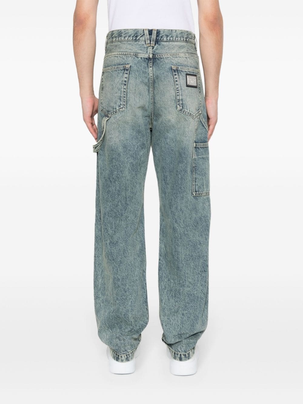 mid-rise straight-leg jeans - 4