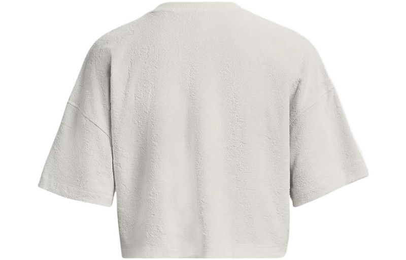 Under Armour (WMNS) Under Armour Journey Terry Cropped T-shirt 'Grey' 1376914-006 outlook