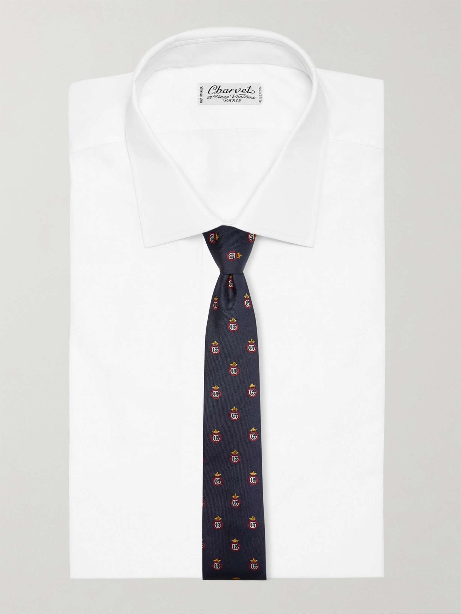 7.5cm Logo-Jacquard Silk Tie - 2