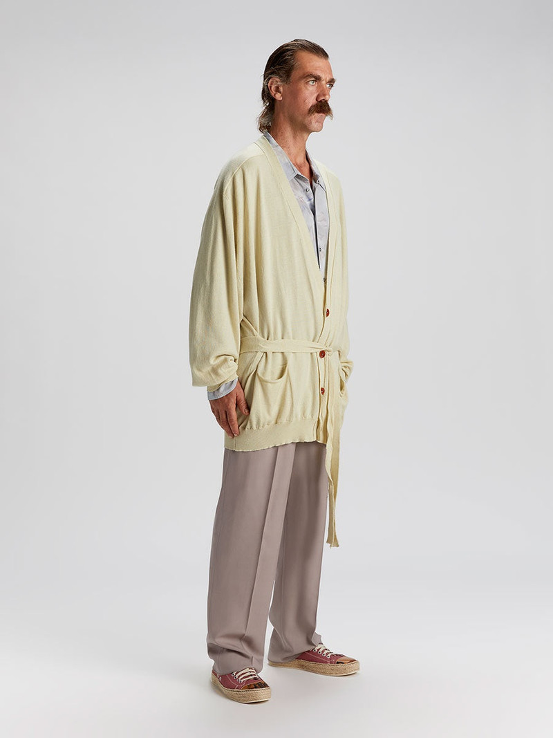 Grampa Light Cardigan Greenish 3