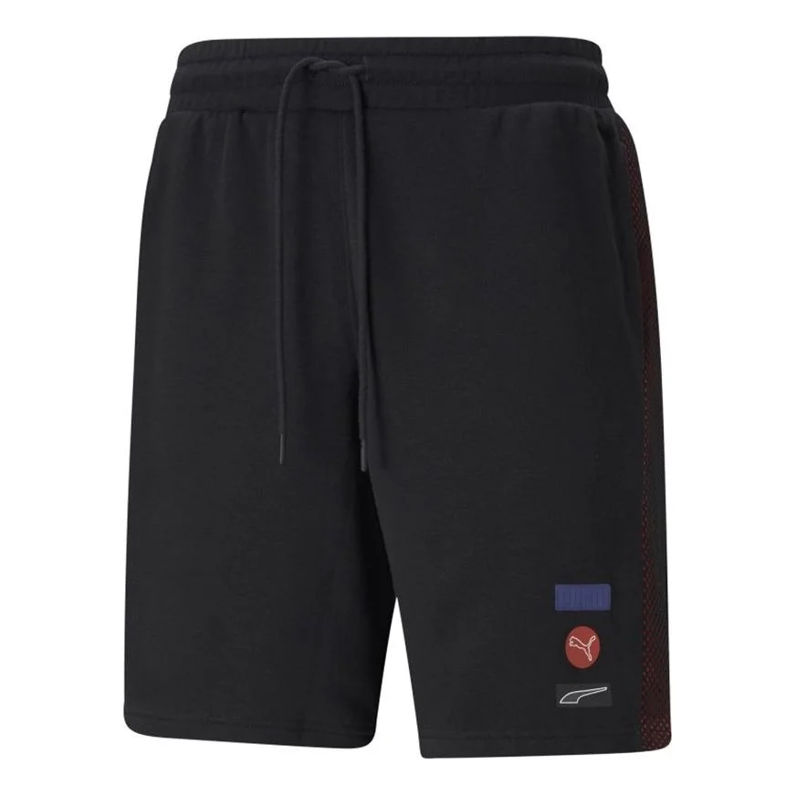 PUMA Running Training Splicing Knit Sports Shorts Black 531085-01 - 1