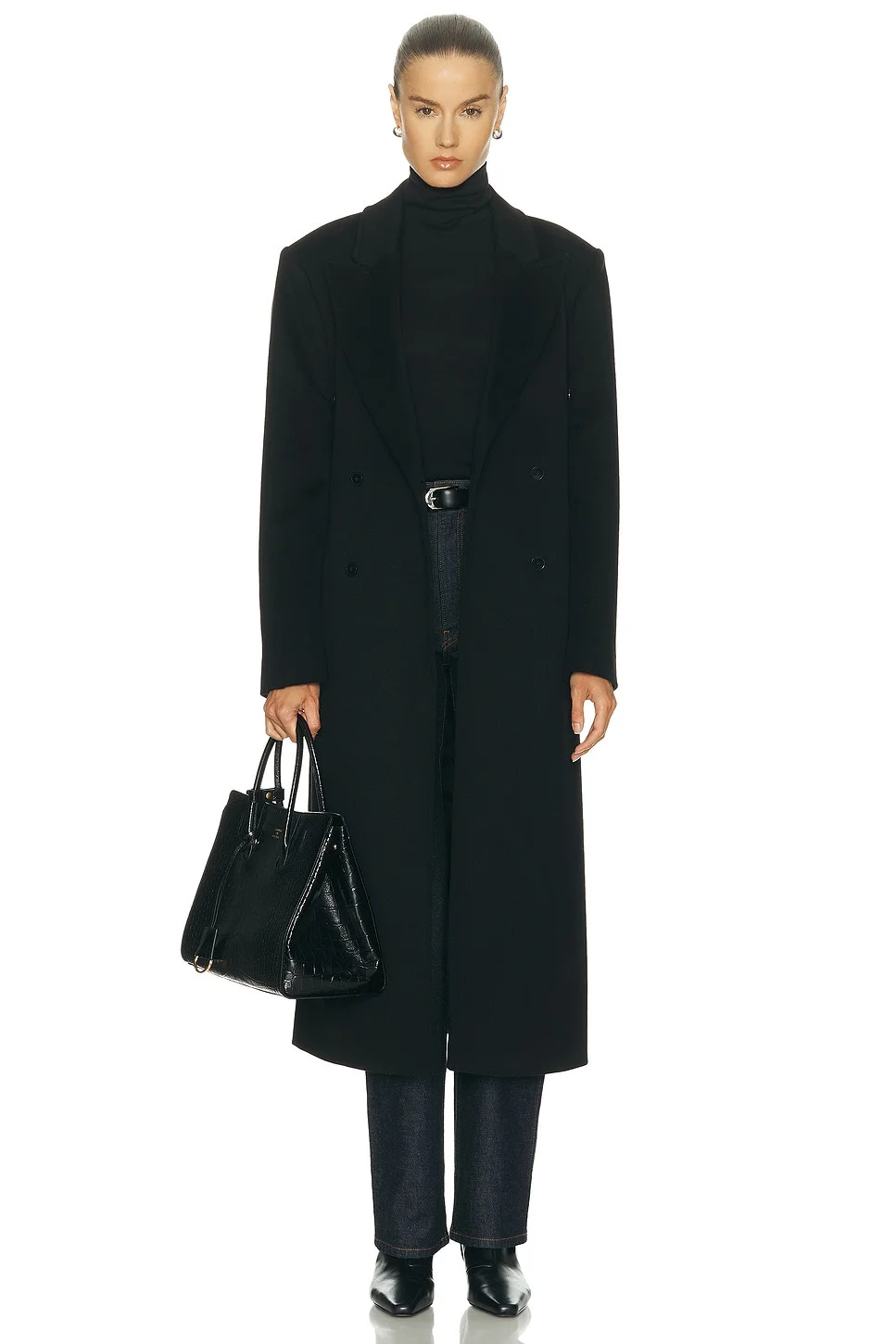 X Loro Piana Rosco Double Breasted Coat - 1