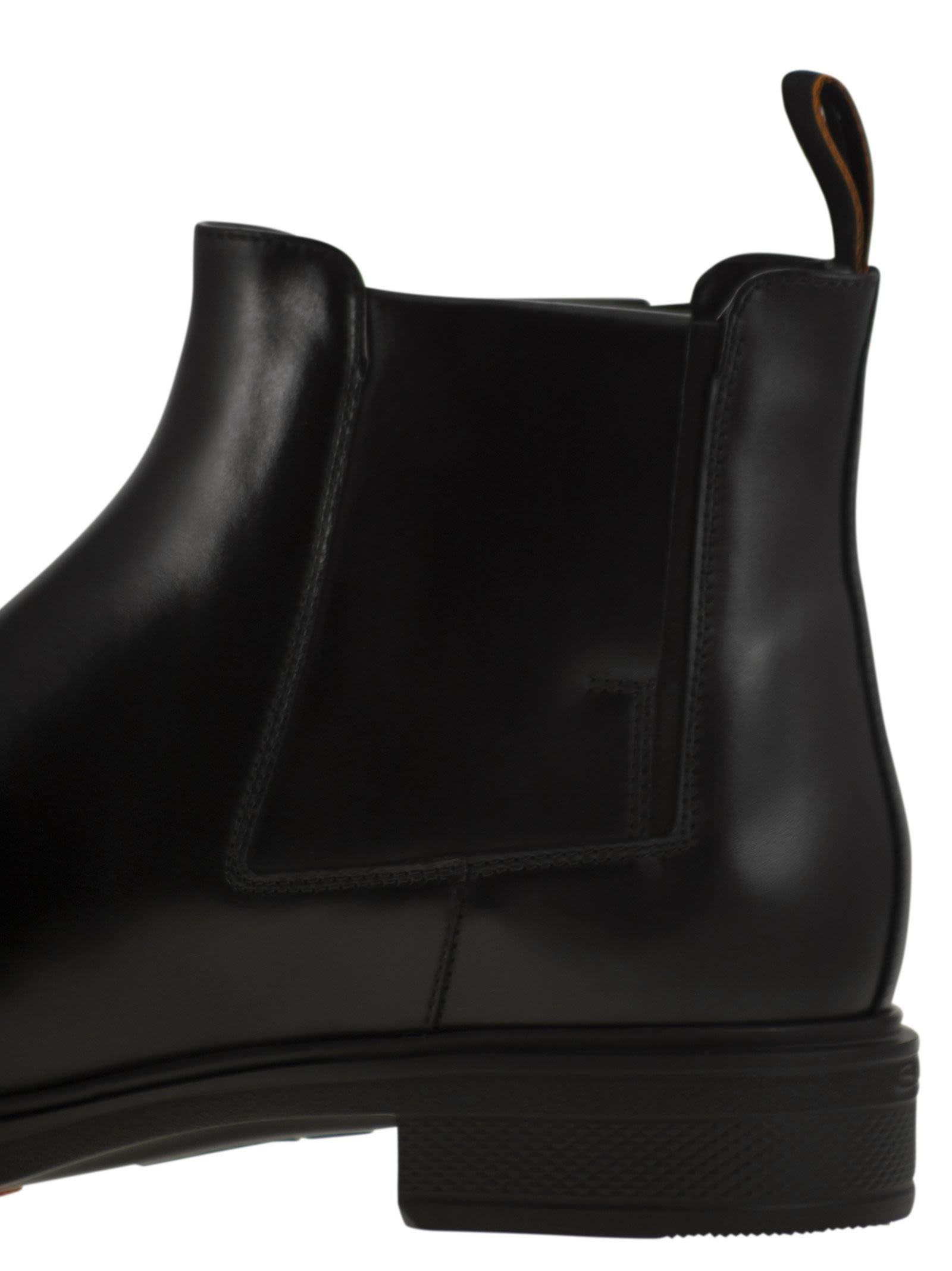 Santoni Men Easy Leather Boot - 7