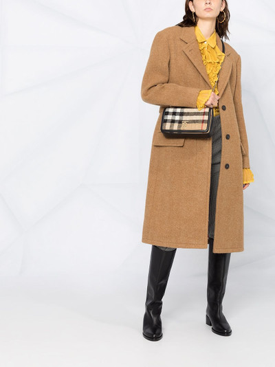 Chloé concealed front fastening coat outlook