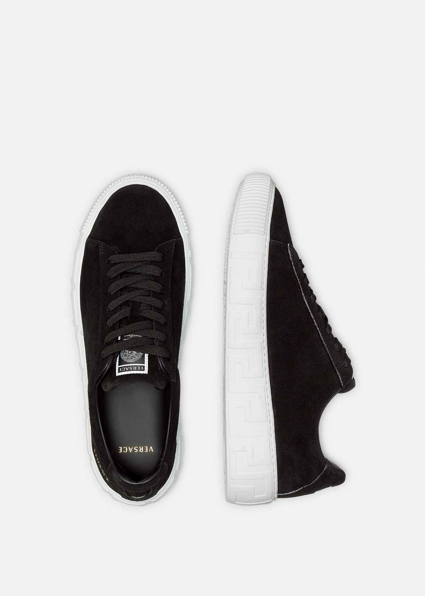 Greca Suede Sneakers - 3