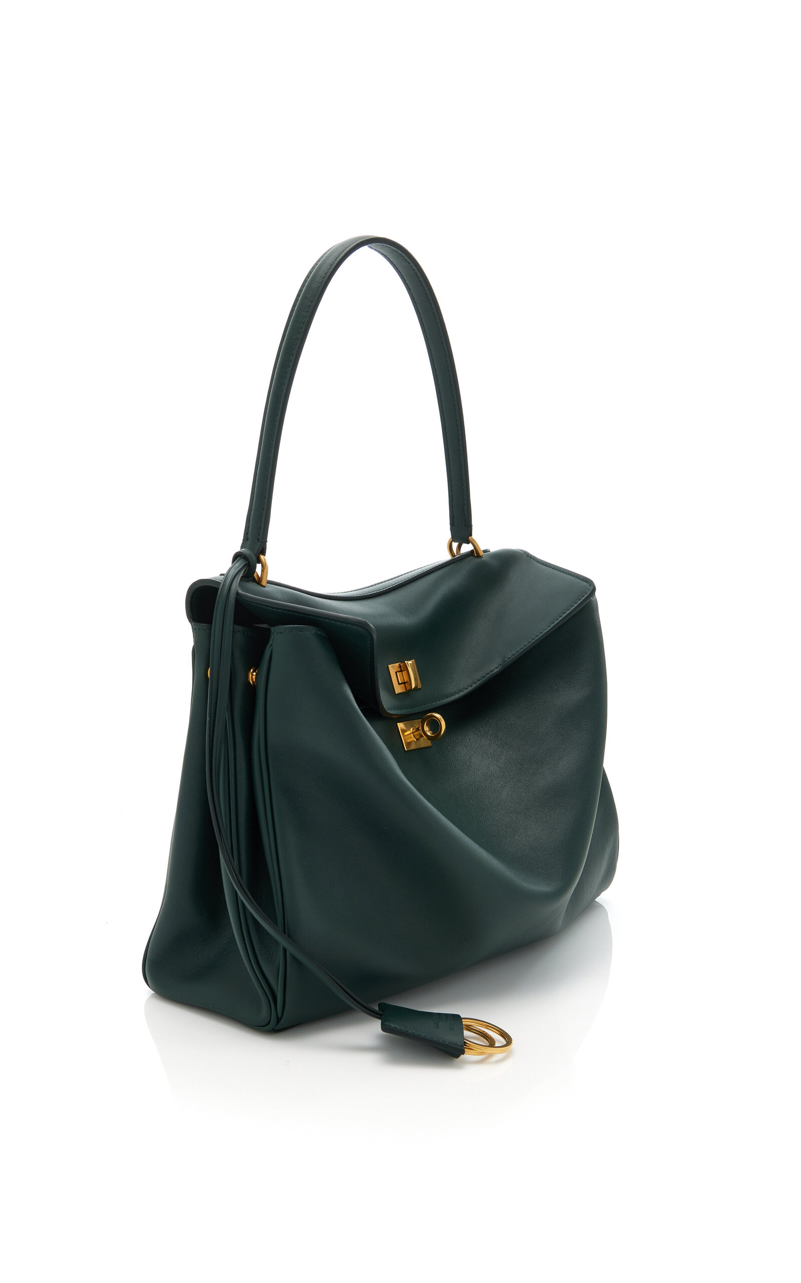 Medium Rodeo Leather Top Handle Bag green - 3