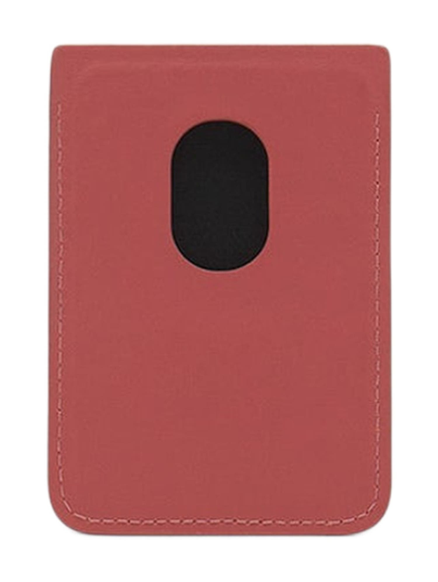 Lanvin Magnetic Leather Cardholder in Litchi at Nordstrom - 3