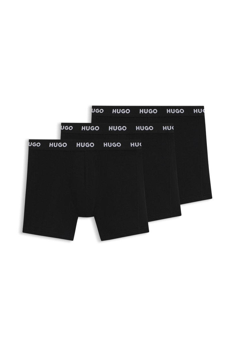 THREE-PACK OF LONGER-LENGTH STRETCH-COTTON BOXER BRIEFS 1