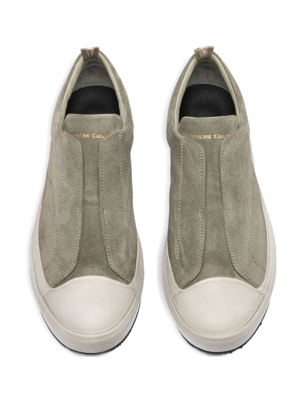 suede slip-on sneakers - 3