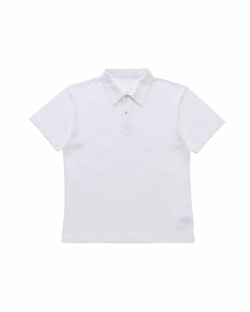 POLO SHIRT KNIT S/S (SIC) WHITE - 1