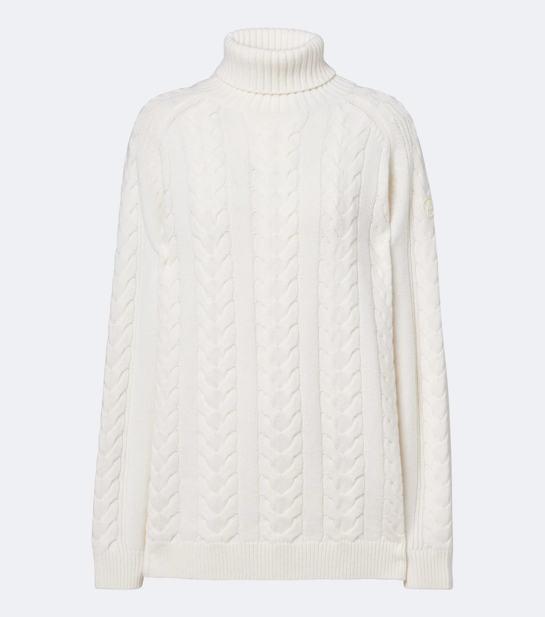 Elwena cable-knit wool and cashmere sweater - 1