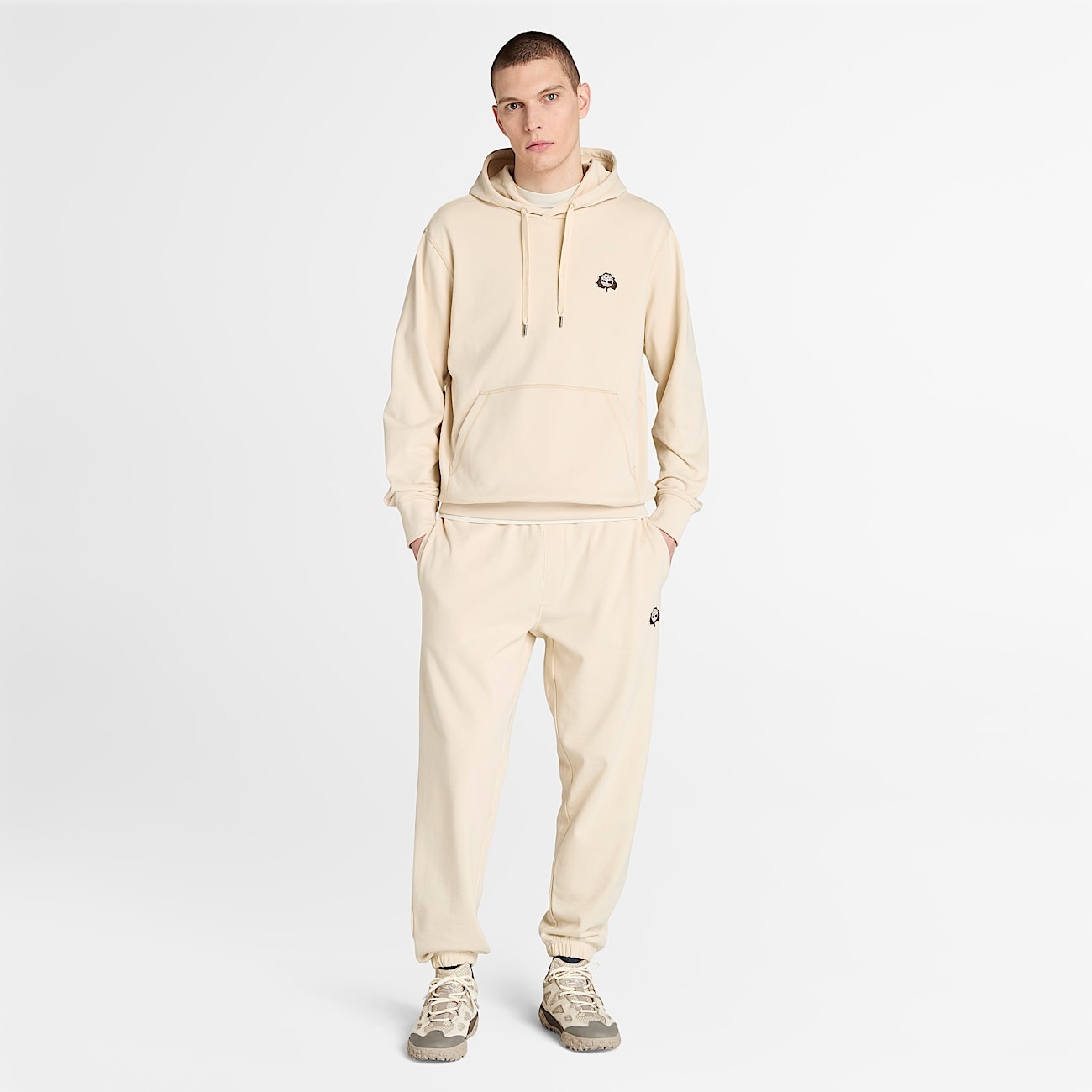 Men's Tree Logo Patch Hoodie - 4