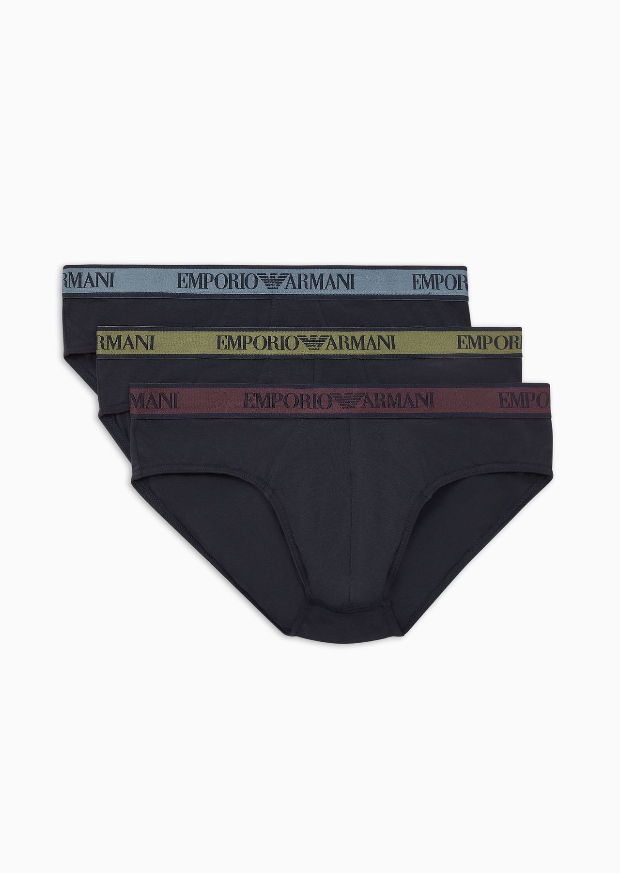 Three-pack of briefs with Core logo waistband - 1