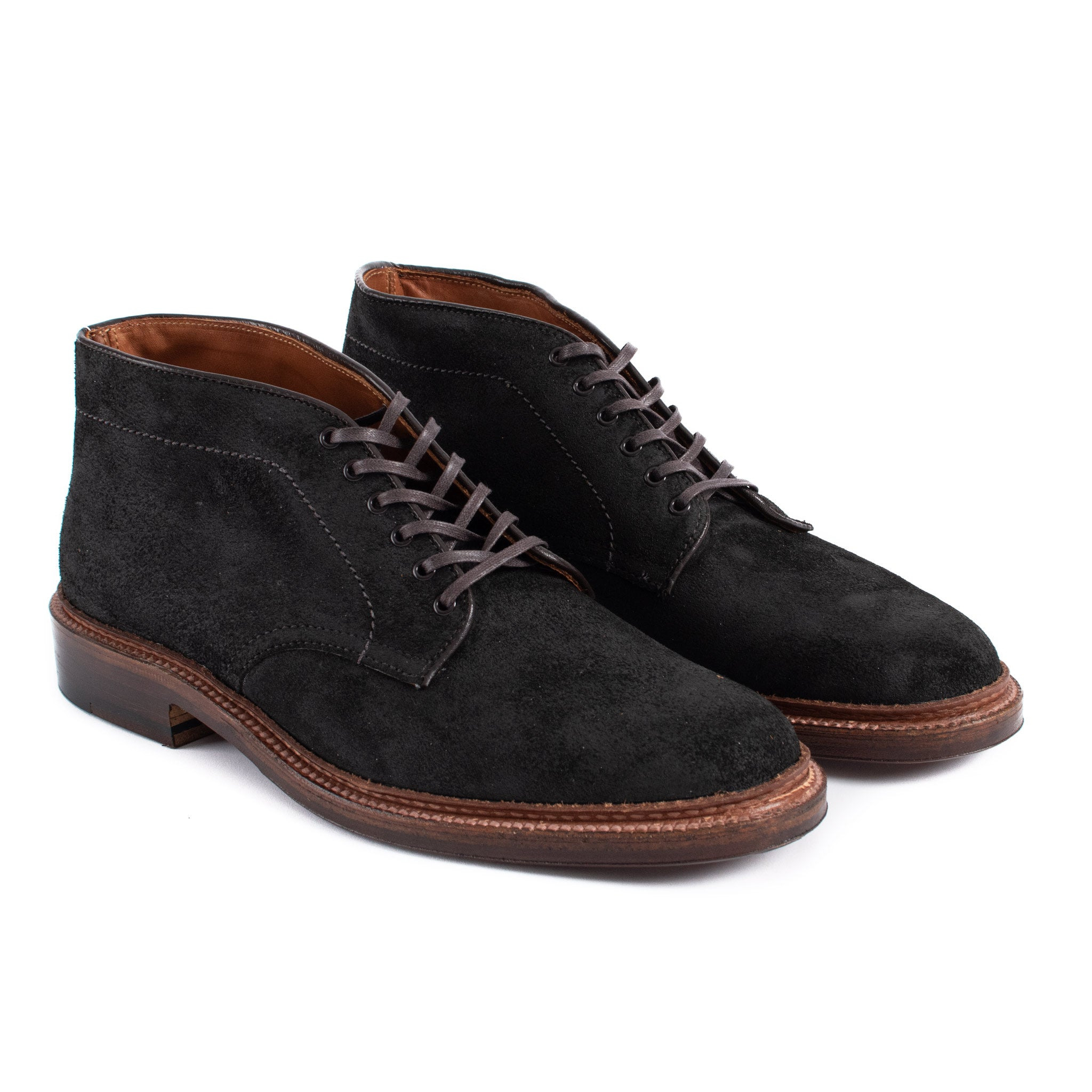 Six Eye Chukka Boot Reverse Earth Chamois - 2
