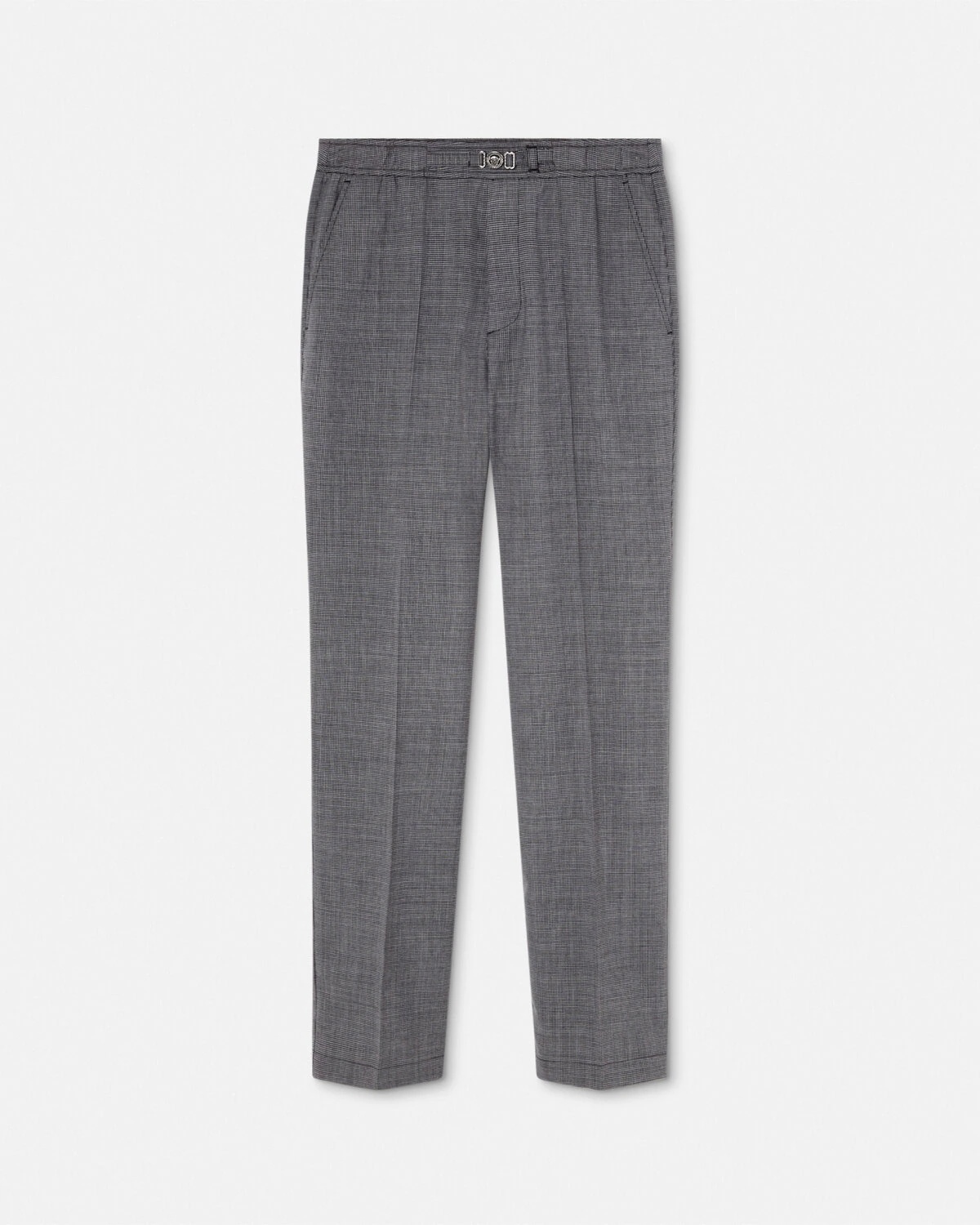 Houndstooth Wool Pants - 1