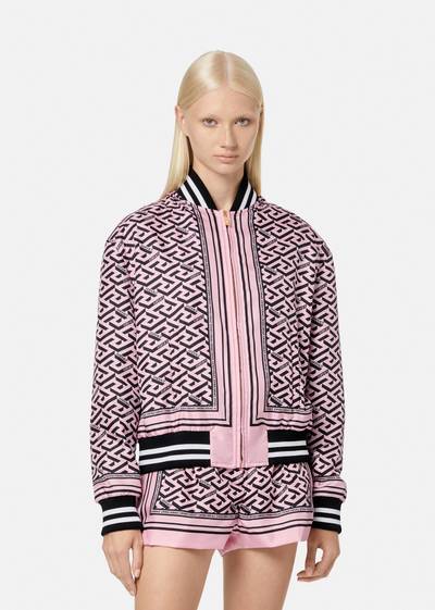 VERSACE La Greca Silk Jacket outlook