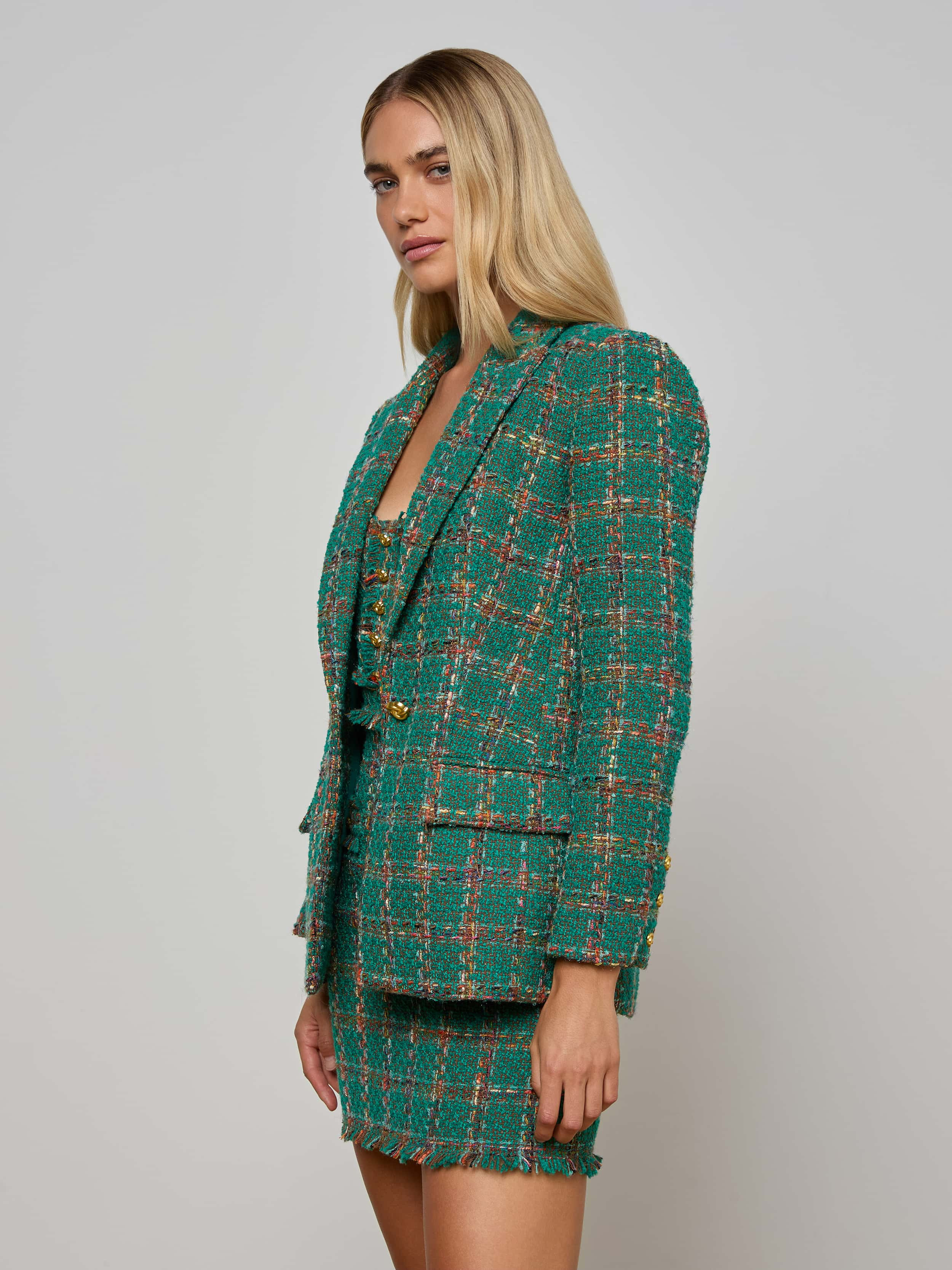 Gweny Tweed Blazer - 3