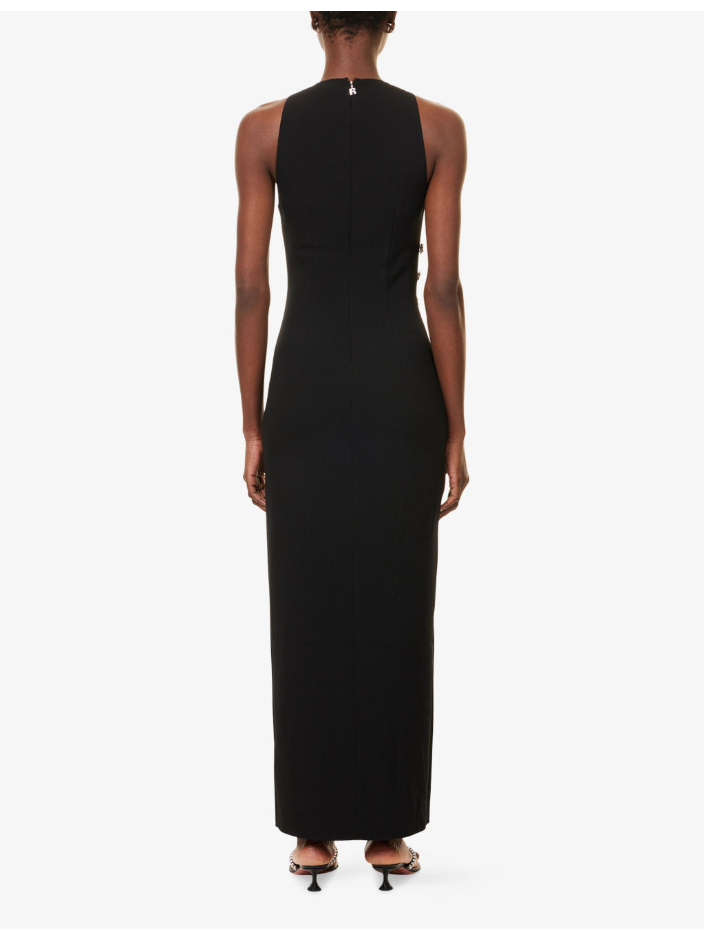 Dimitra Button Woven Midi Dress - 4