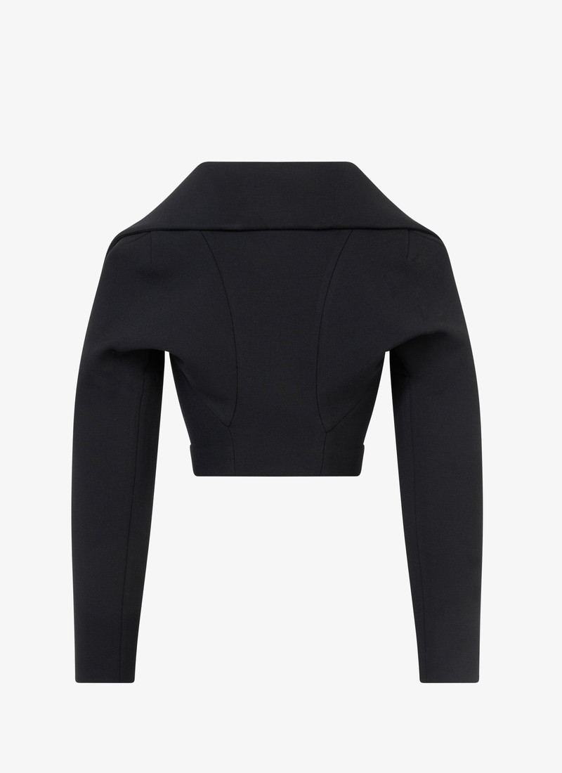 Alaïa ZIPPED WOOL JACKET outlook