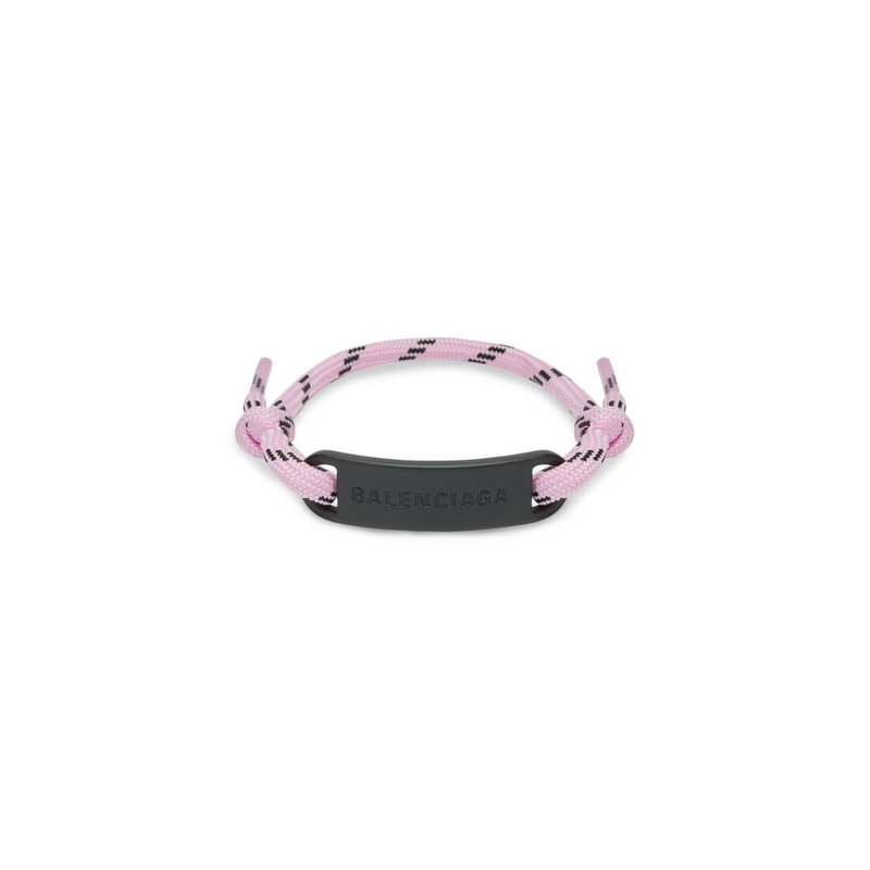 BALENCIAGA Women's Plate Bracelet in Pink outlook