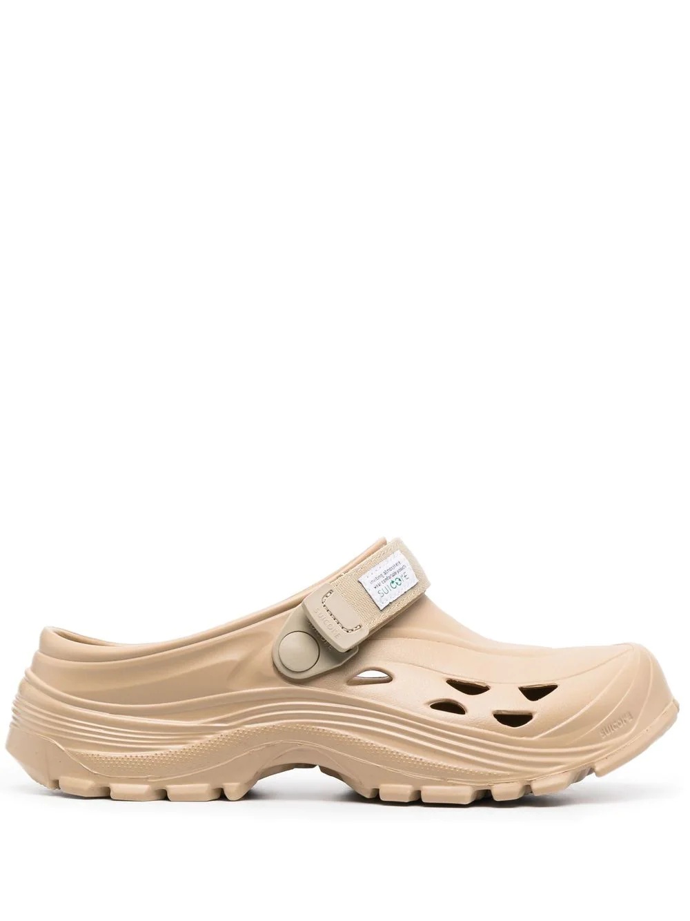 perforated touch-strap clogs - 2