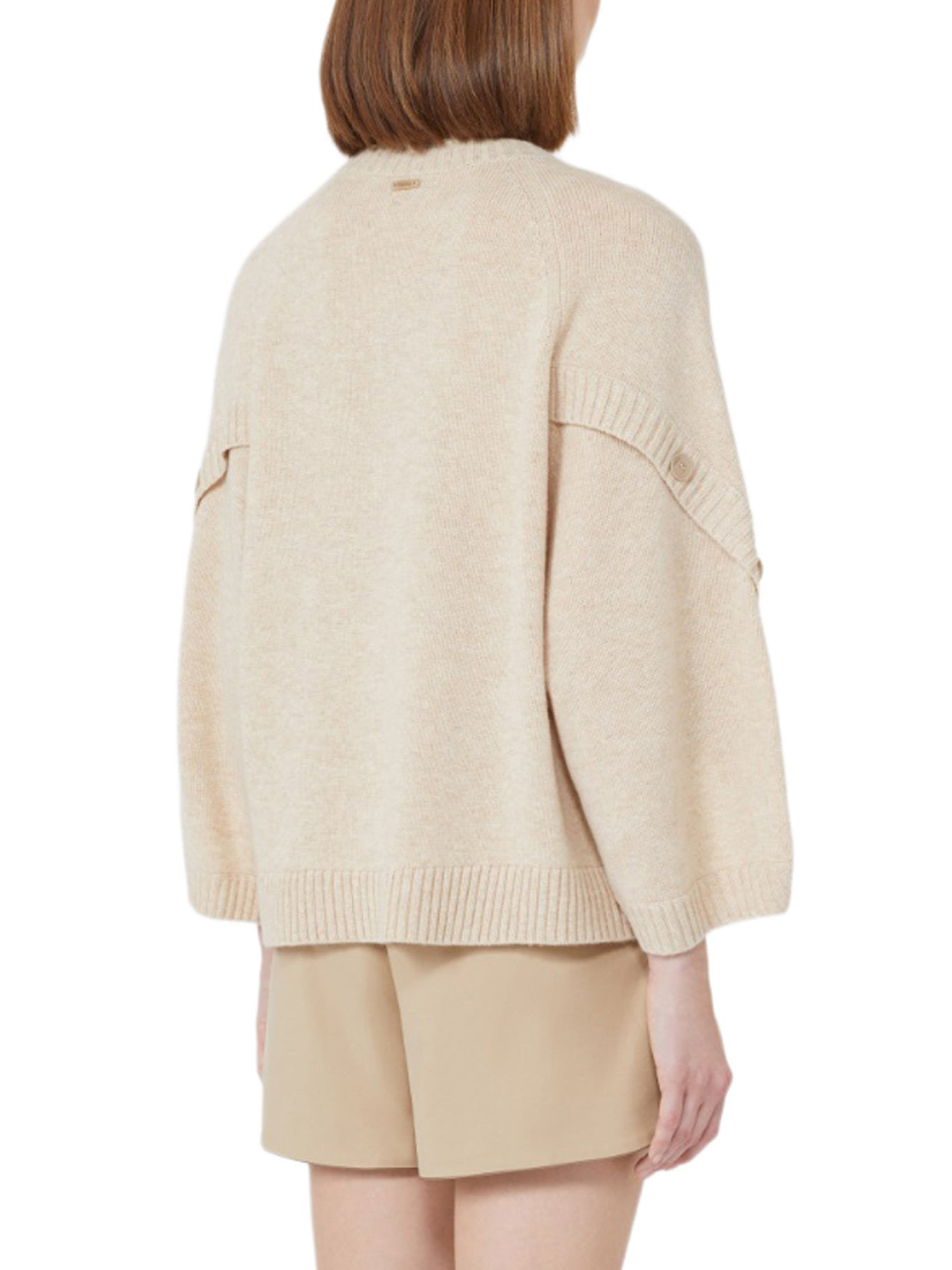 OVERSIZED WOOL AND CASHMERE SWEATER - 4