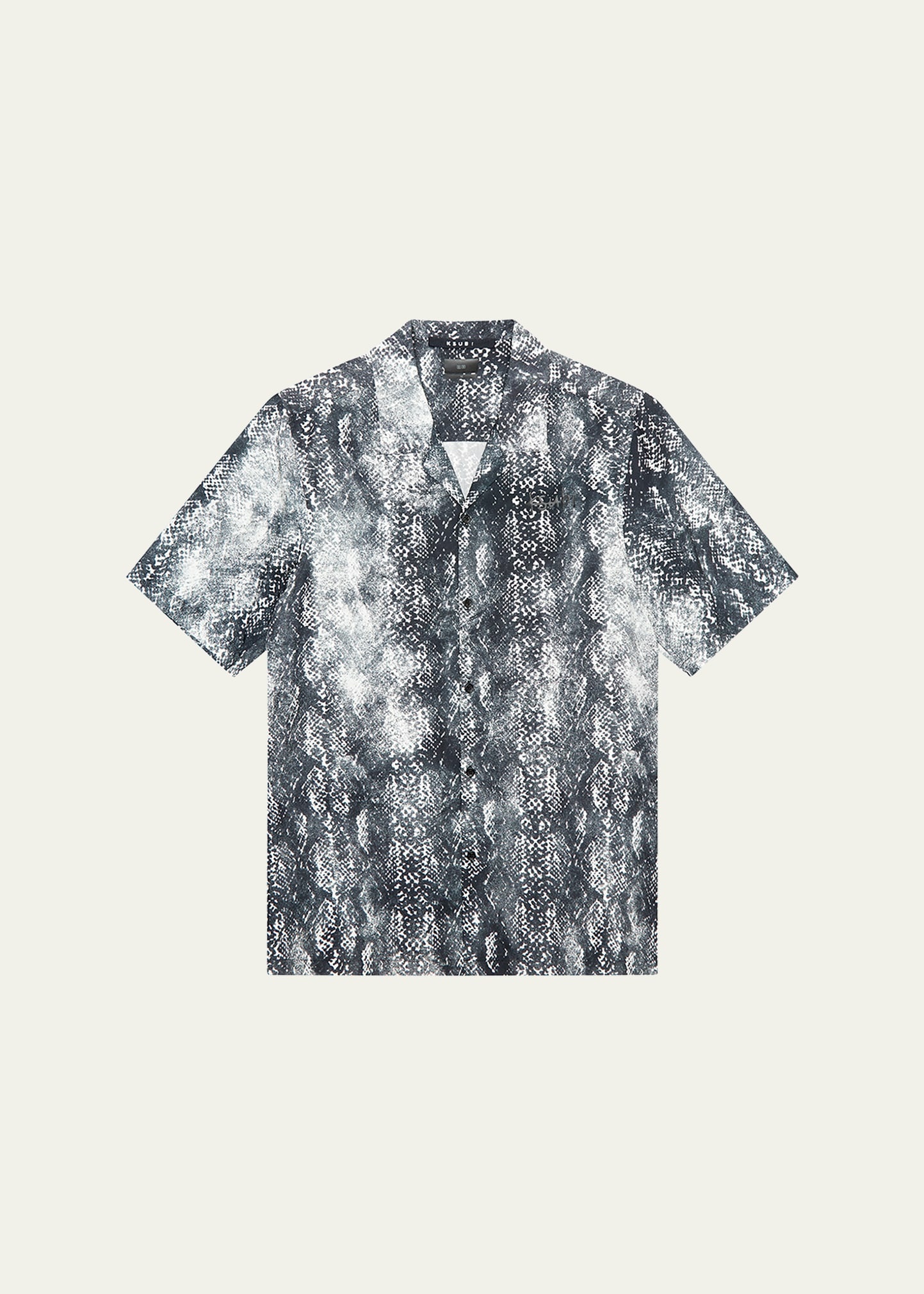 Men's Mamba-Print Camp Shirt - 1