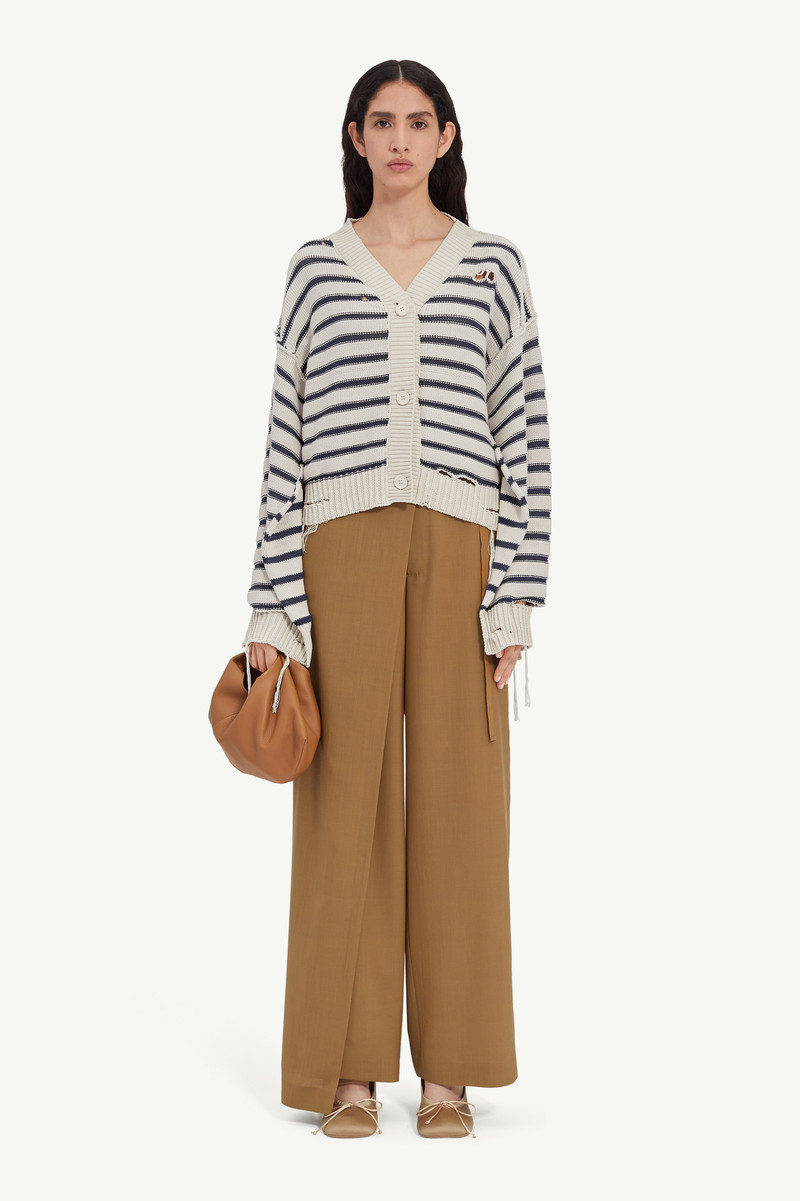 MM6 Maison Margiela V-neck cardigan outlook
