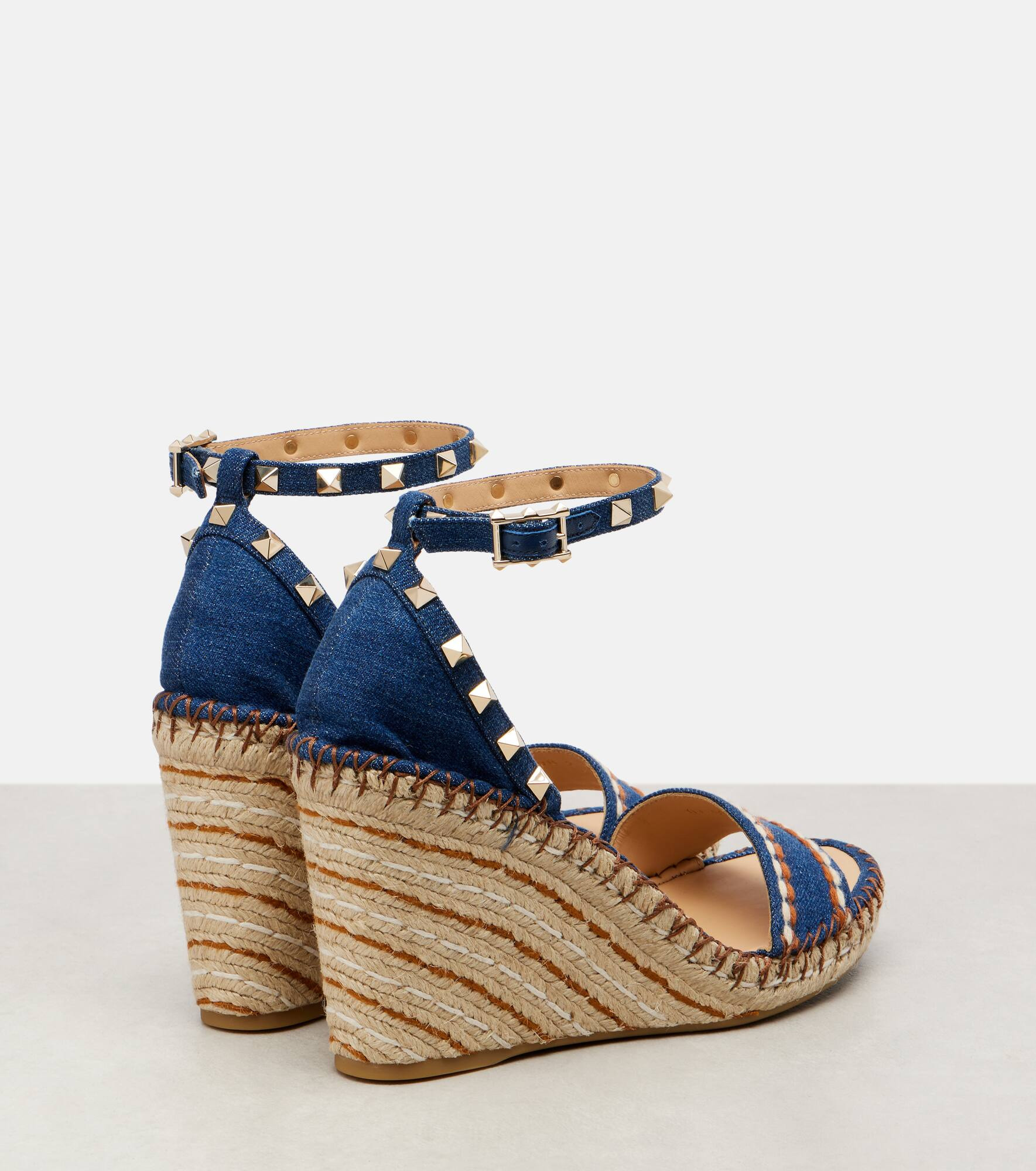 Rockstud Double 105 espadrille wedges - 2